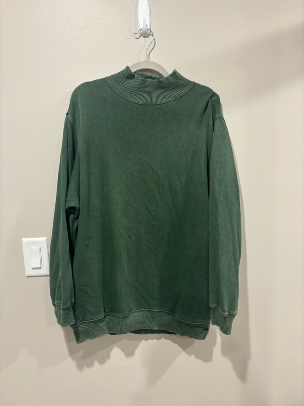 aerie Womens Forest Green Mockneck Sweater
